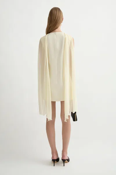 The Posse Solene Mini Dress In Yellow