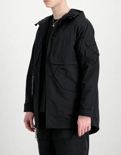 Alpha Industries Utility Uv Fishtail Jacket In Blue