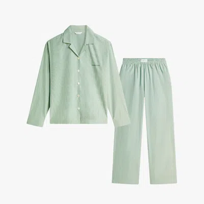 Dore & Rose Long Premium Striped Pj Set