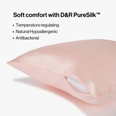 Dore & Rose Premium Silk Pillowcase In Pink