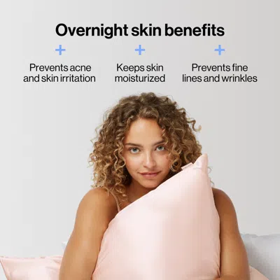 Dore & Rose Premium Silk Pillowcase In Pink