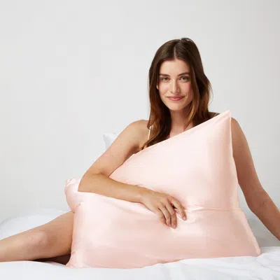 Dore & Rose Premium Silk Pillowcase In Pink