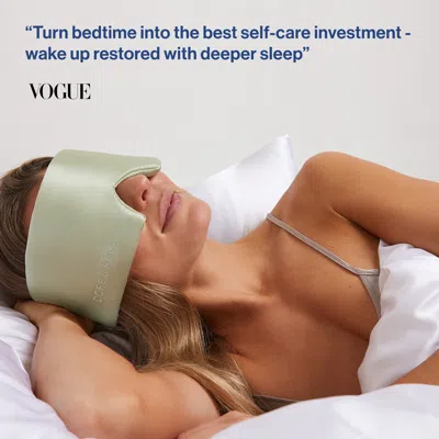 Dore & Rose Deep Sleep Mask In Green