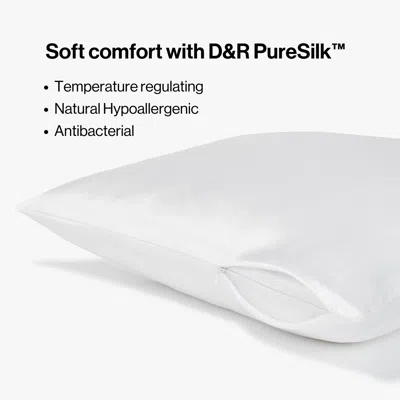 Dore & Rose Premium Silk Pillowcase In White