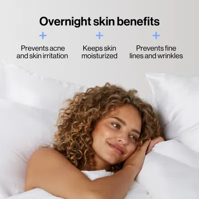 Dore & Rose Premium Silk Pillowcase In White