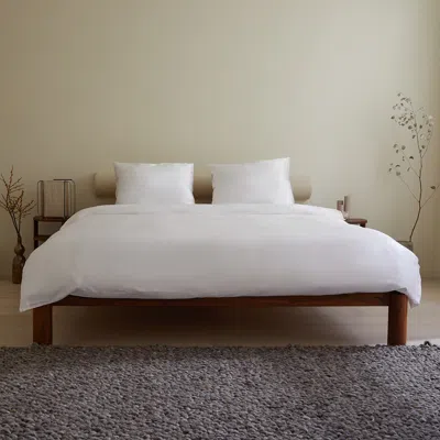 Dore & Rose Premium Silk Duvet Cover In White