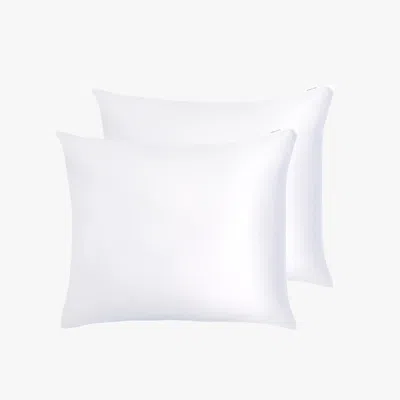 Dore & Rose Premium Silk Duvet Cover Set In White