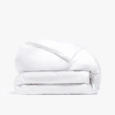 Dore & Rose Premium Silk Duvet Cover Set In White