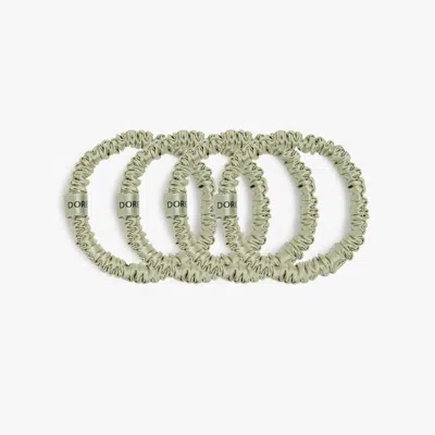 Dore & Rose Premium Scrunchies In Green