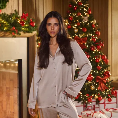 Dore & Rose Long Premium Silk Pj Set