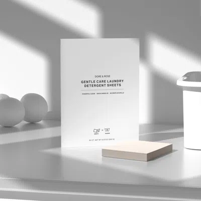 Dore & Rose Gentle Care Laundry Detergent Strips In White