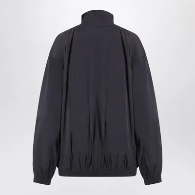 Balenciaga Logo Embroidered Zip-up Jacket In Multi