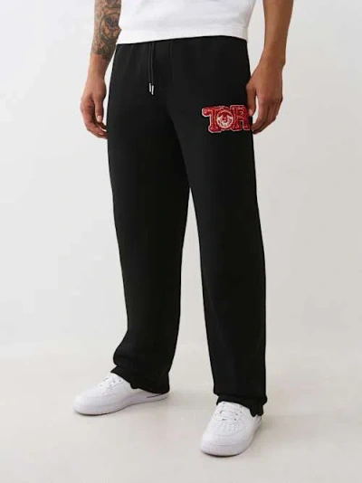 True Religion Men's World Tour Champions Sweatpant In Black