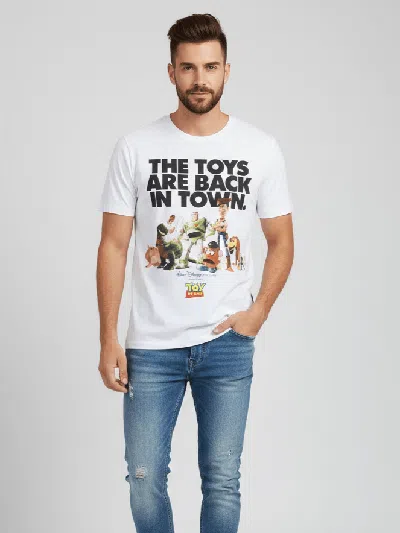 Pre-owned Cartoon Network Toy Story Casual Shirt In White