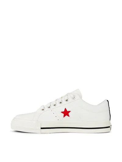 Comme Des Garçons Play X Converse One Star Ox Sneakers In White