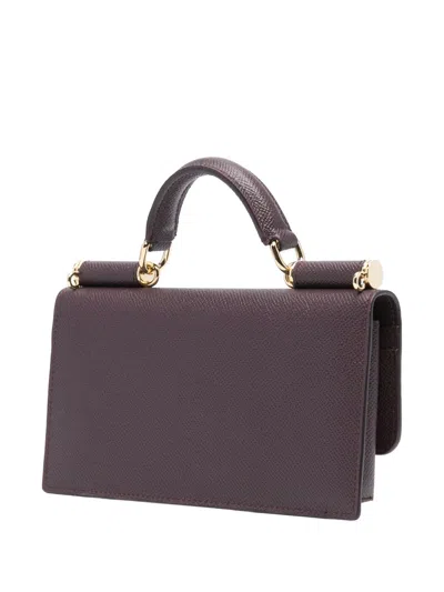 Dolce & Gabbana Structured Phone Bag With Textured Finish