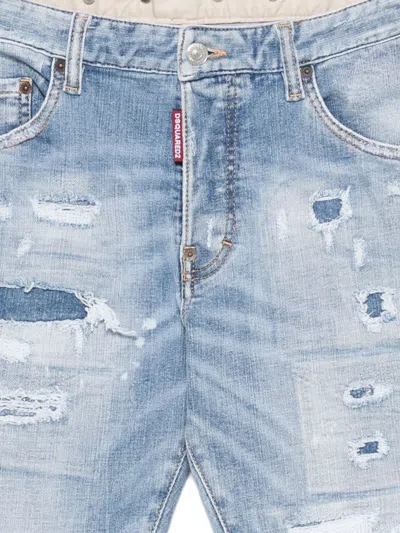 Dsquared2 Denim Cotton Jeans In Black