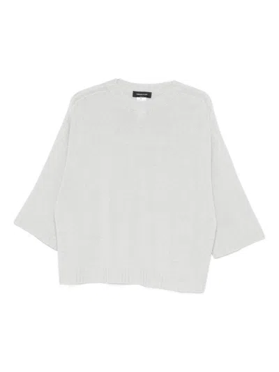 Fabiana Filippi Wool Blend Sweater In White