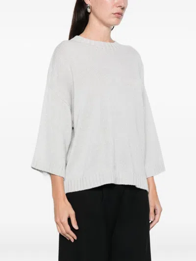 Fabiana Filippi Wool Blend Sweater In White