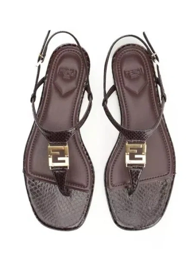 Fendi Ffold In Brown