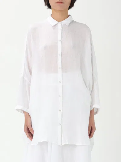 120% Lino Shirt  Woman Color White In White