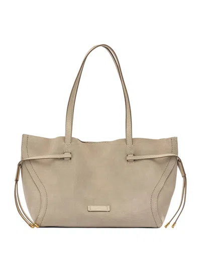 Gianni Chiarini Stylish Shoulder Bags Featuring Double Handles In Neutral