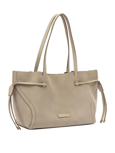 Gianni Chiarini Stylish Shoulder Bags Featuring Double Handles In Neutral