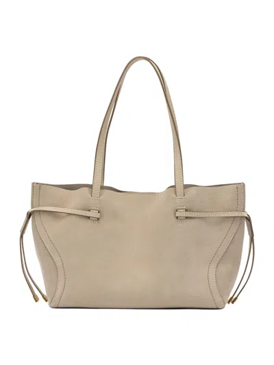 Gianni Chiarini Stylish Shoulder Bags Featuring Double Handles In Neutral