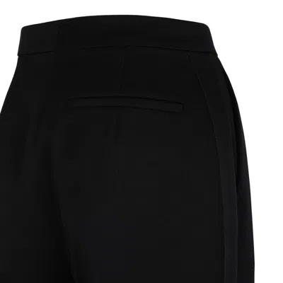 Givenchy Black Wool Trousers In Black