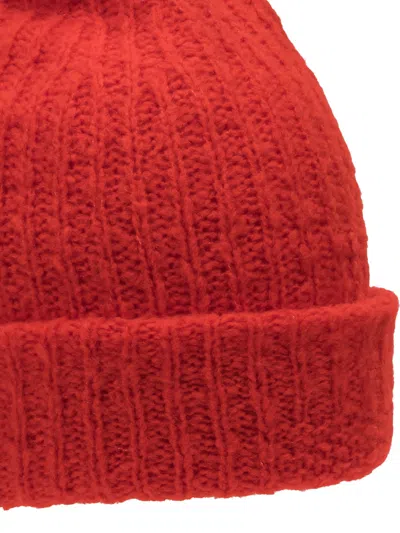 Guest In Residence Red Merino Wool Hat In Red