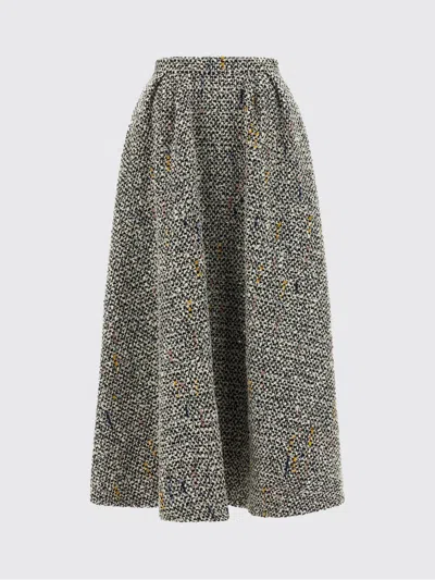 Alessandra Rich Skirt  Woman Color White In White