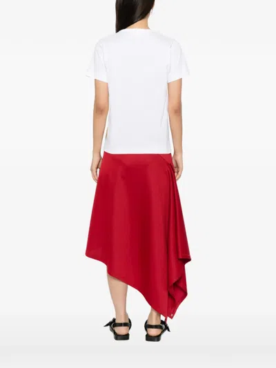 Comme Des Garcons Girl All-over Graphic Print T-shirt In White