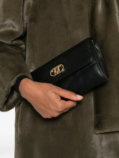 Marc Ellis Glow Clutch Bag In Black