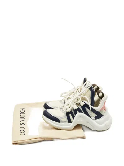 Pre-owned Louis Vuitton Archlight Round-toe Sneakers In Neutral