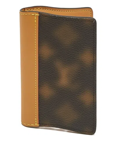 Pre-owned Louis Vuitton Leather Pocket Organiser In Brown