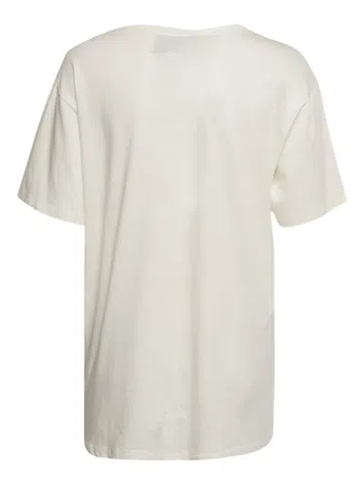 Pre-owned Gucci Appliqué-jewelled T-shirt In Neutral