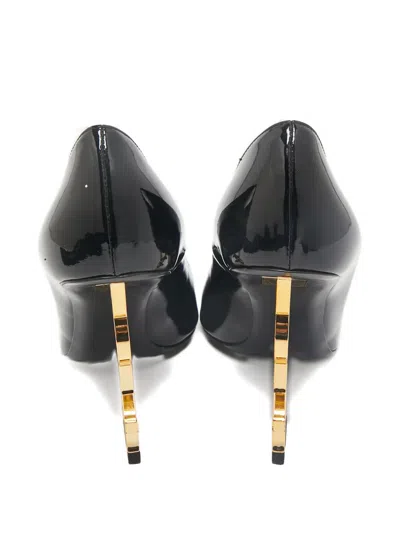 Pre-owned Saint Laurent Opyum Pointed-toe Pumps In Black