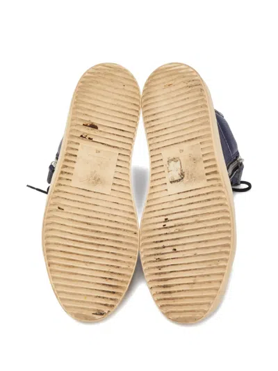 Pre-owned Giuseppe Zanotti Leather Boots In Blue