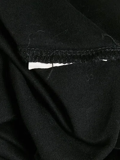 Pre-owned Emporio Armani Logo-embroidery T-shirt In Black