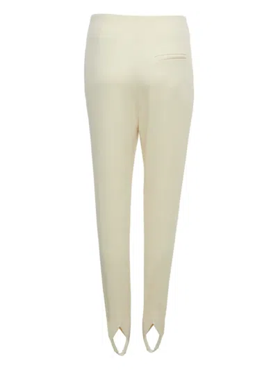 Pre-owned Nanushka Concealed-closure Trousers In Neutral