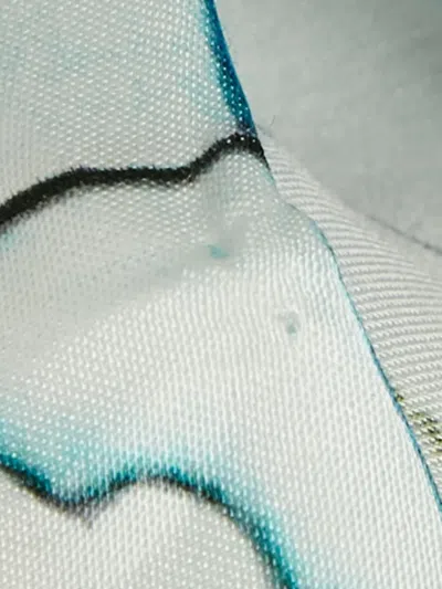 Pre-owned Maje Mosaic-print Maxi Dress In White