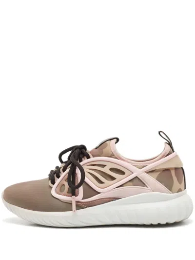Pre-owned Sophia Webster Butterfly-wing Sneakers In Brown