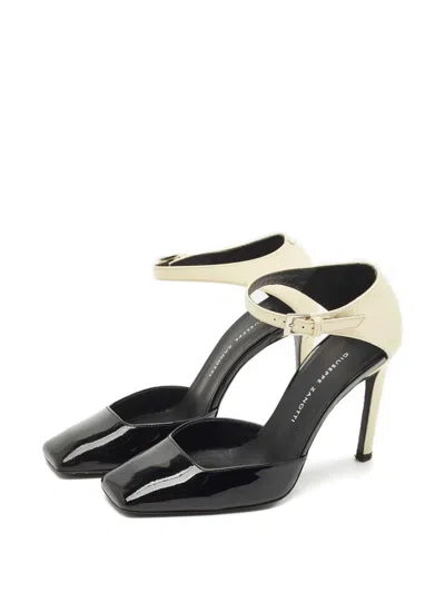 Pre-owned Giuseppe Zanotti Leandra Square-toe Pumps In Black