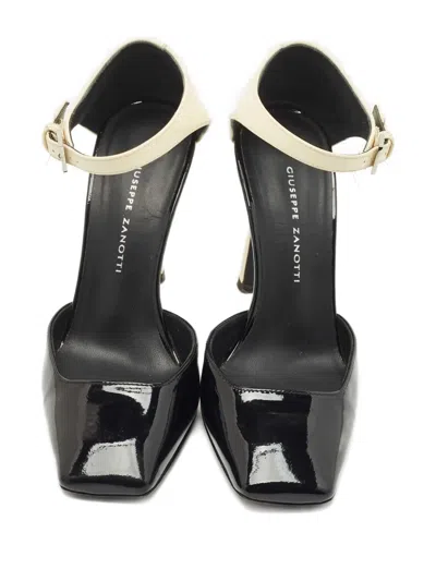 Pre-owned Giuseppe Zanotti Leandra Square-toe Pumps In Black