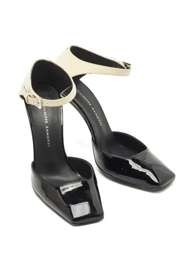Pre-owned Giuseppe Zanotti Leandra Square-toe Pumps In Black