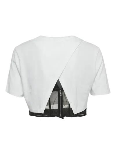 Pre-owned Alexander Mcqueen Knit Corset Top In White