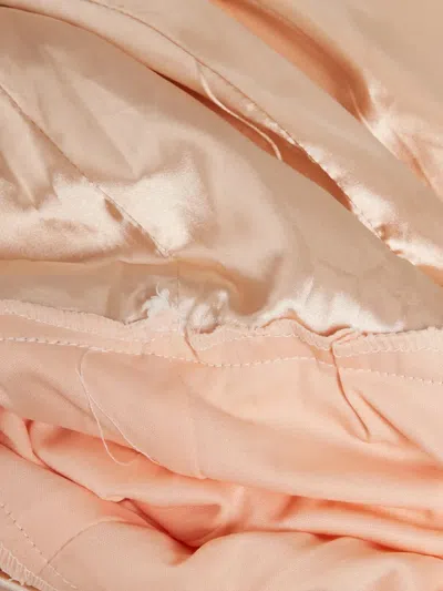 Pre-owned Elisabetta Franchi Gingham Ruffle One-shoulder Jumpsuit In Pink