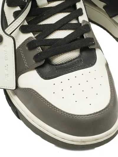 Pre-owned Off-white Out Of Office Leather Sneakers In White