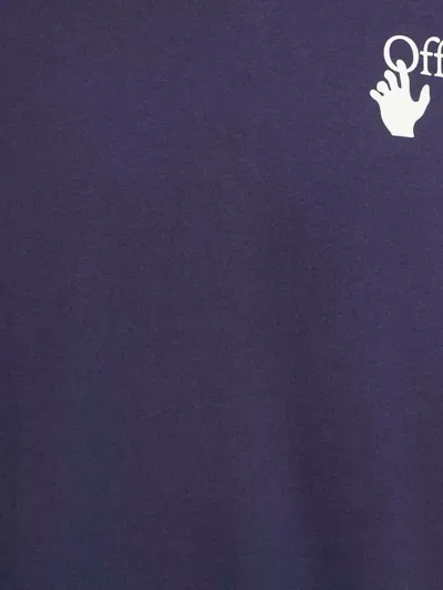 Pre-owned Off-white Graphic T-shirt In Purple