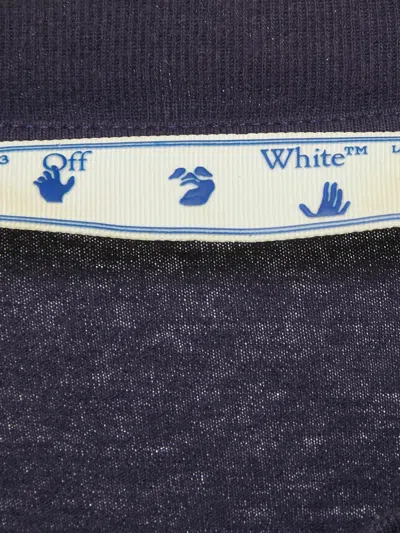 Pre-owned Off-white Graphic T-shirt In Purple